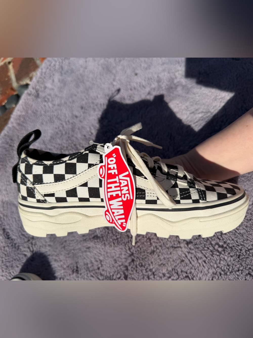 Vans Sentry Old Skool WC Checkerboard Marshmallow Women’s 8 VN0A5KR3Q4O NWT